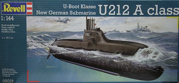 Сборная модель - Новейшая немецкая подводная лодка класса U212A  