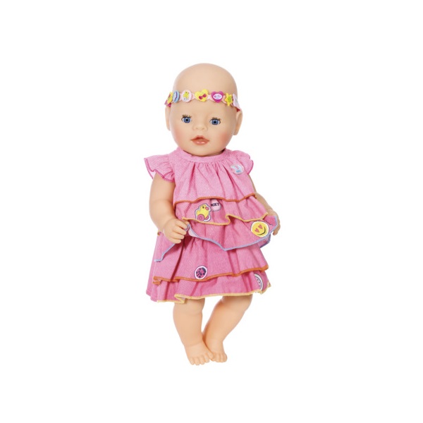 Набор для куклы Baby born – Платье, вешалка и ободок-украшение  