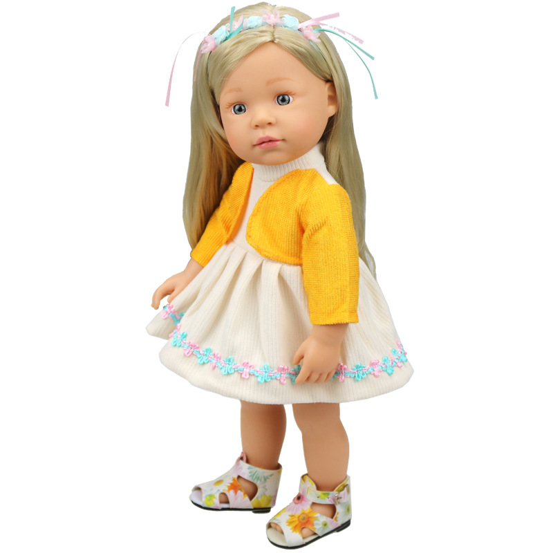 Одежда для кукол: платье с кофточкой  