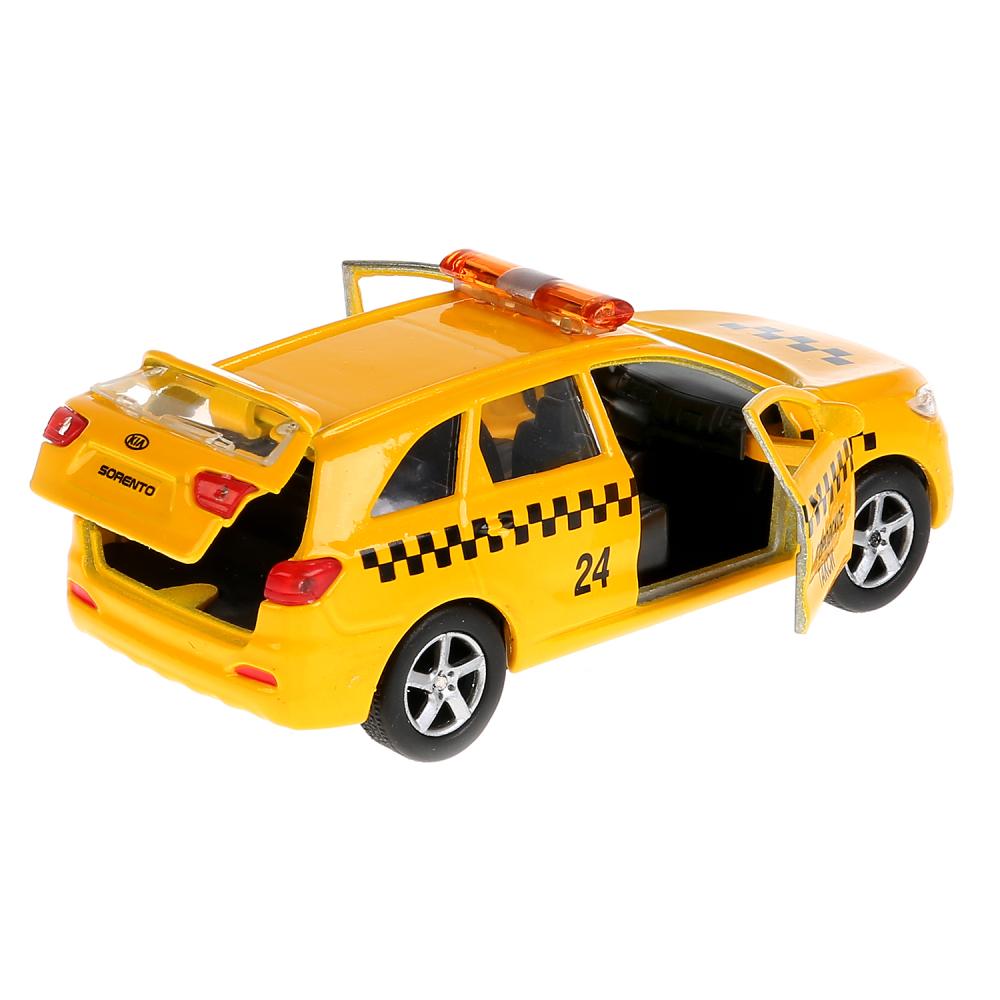 Металлическая инерционная модель – Kia Sorento Prime Такси, 12 см  