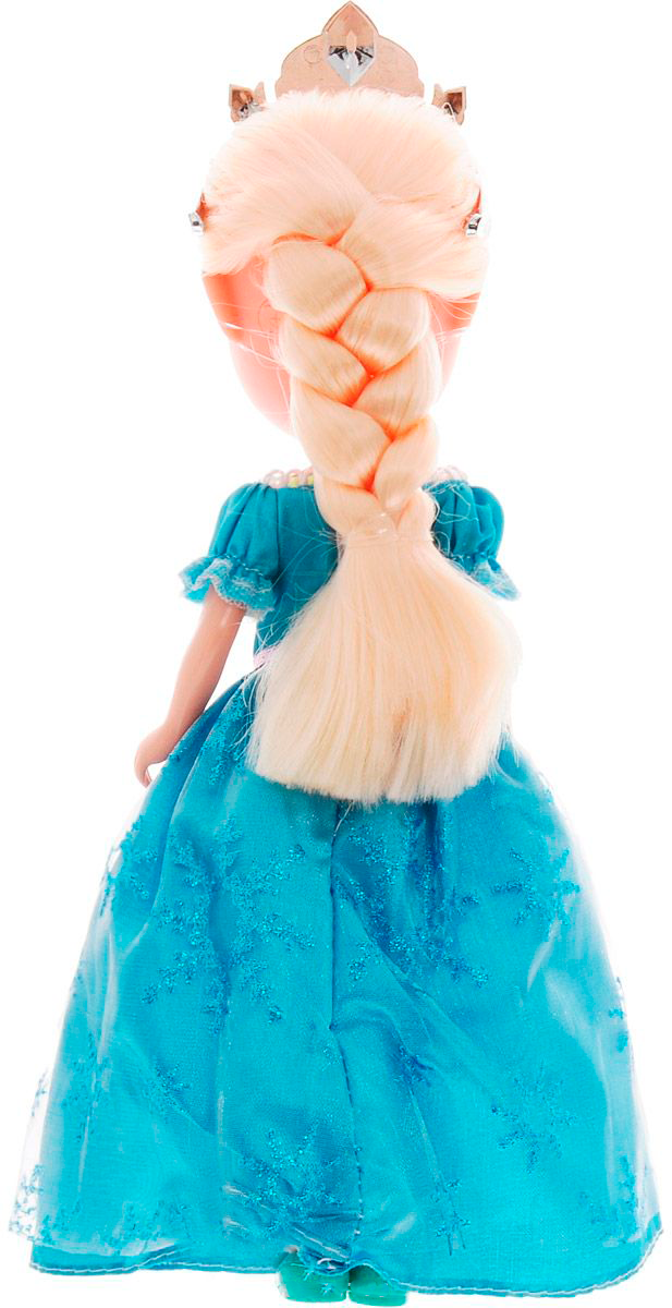 Интерактивная кукла Эльза из мультфильма Disney Холодное сердце, 25 см., со светящимся амулетом  