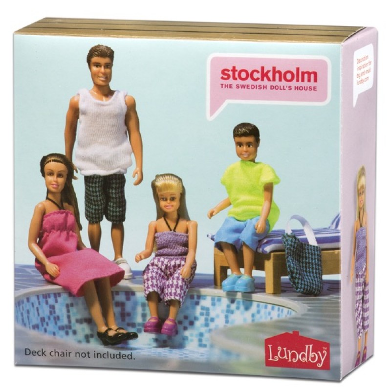 Набор кукол для домика Стокгольм - Cемья  