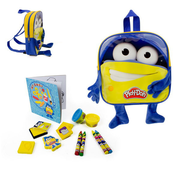 Набор из серии Play doh - Рюкзачок для мальчика с плюшевыми ручками и ножками Набор из серии Play doh - Рюкзачок для мальчика с плюшевыми ручками и ножкамиПластилин Play-Doh<br>Набор из серии Play doh - Рюкзачок для мальчика с плюшевыми ручками и ножками<br>
