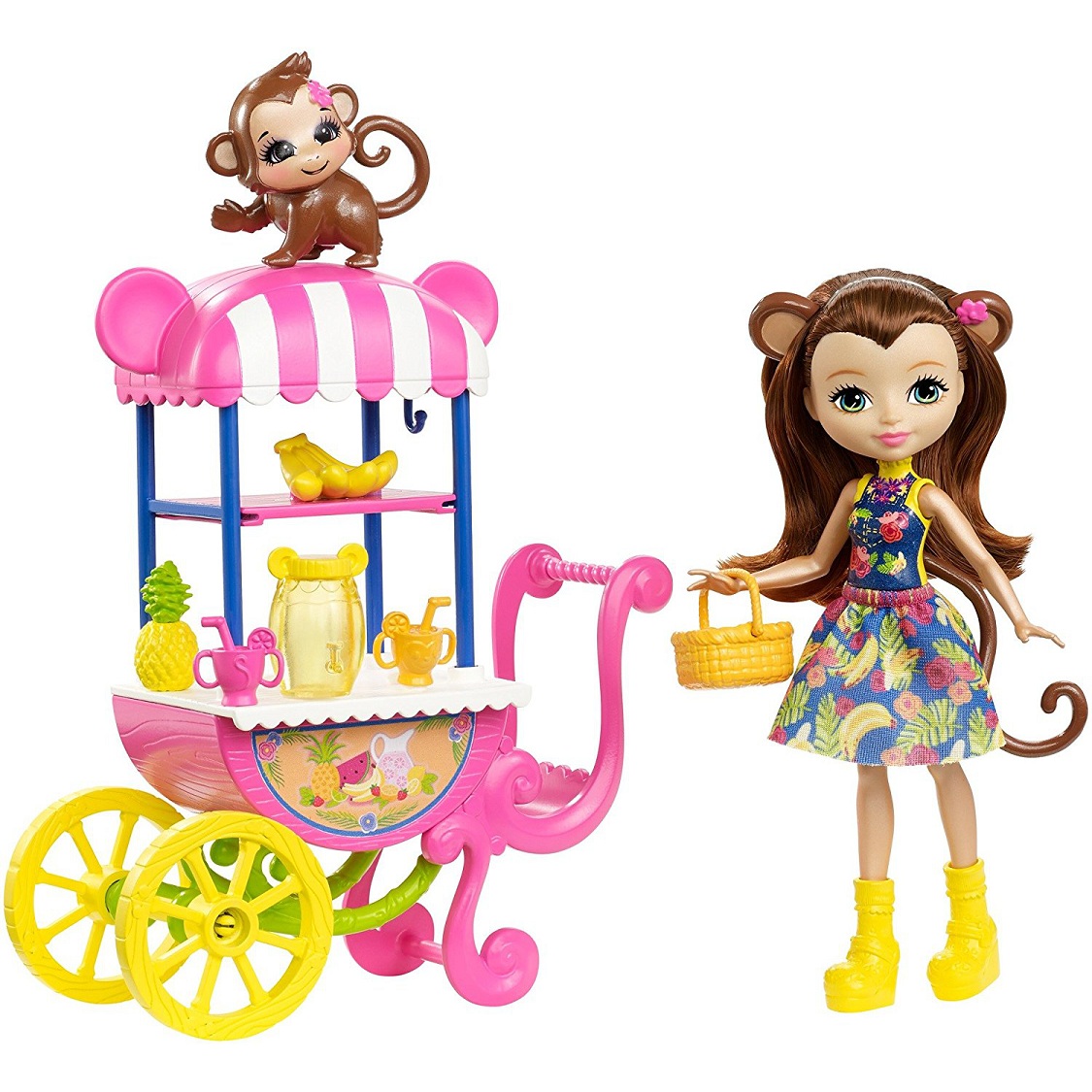Mattel Enchantimals - Кукла со зверюшкой и транспортным средством  