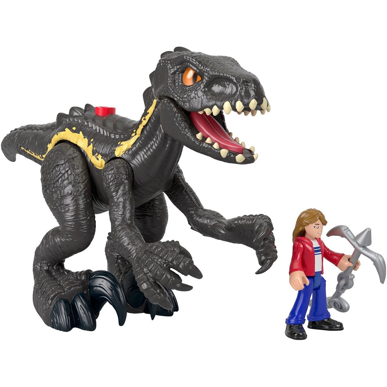 Динозавр Индораптор и Мейзи Локвуд Jurassic World Imaginext  