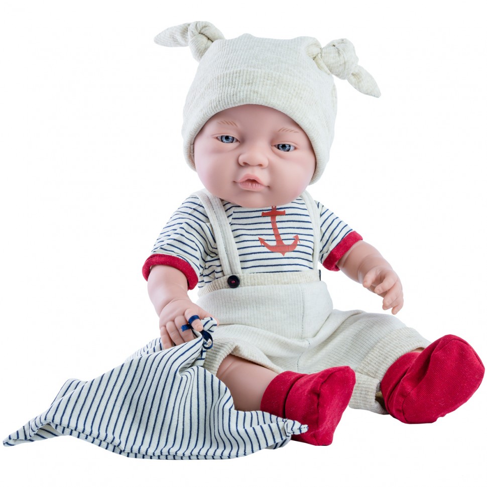 Кукла Бэби с полосатым полотенчиком, 45 см 
Кукла Бэби с полосатым полотенчиком, 45 см