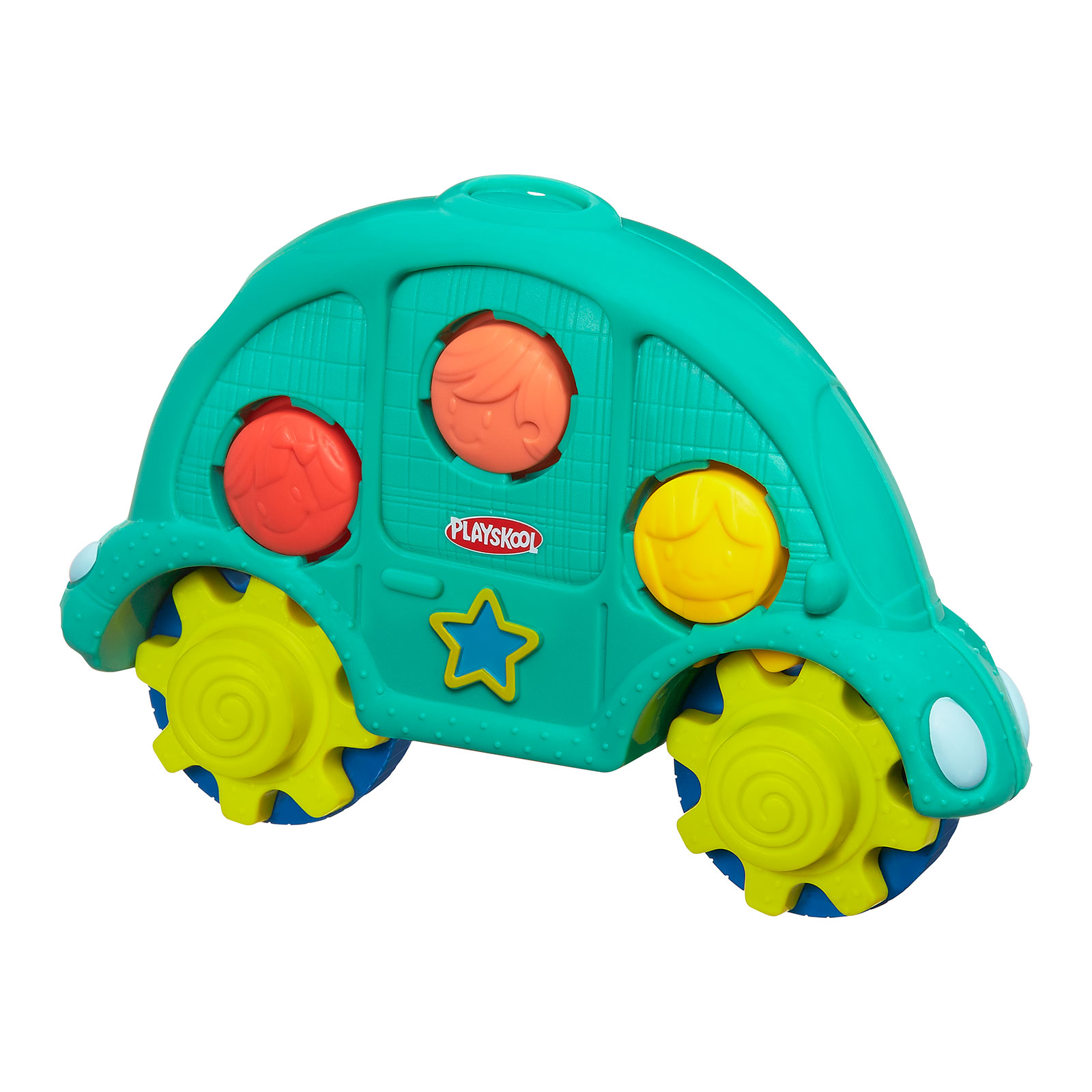 Машинка и шестеренки Playskool - Возьми с собой Машинка и шестеренки Playskool - Возьми с собойРазвивающие игрушки PLAYSKOOL (Hasbro)<br>Машинка и шестеренки Playskool - Возьми с собой<br>