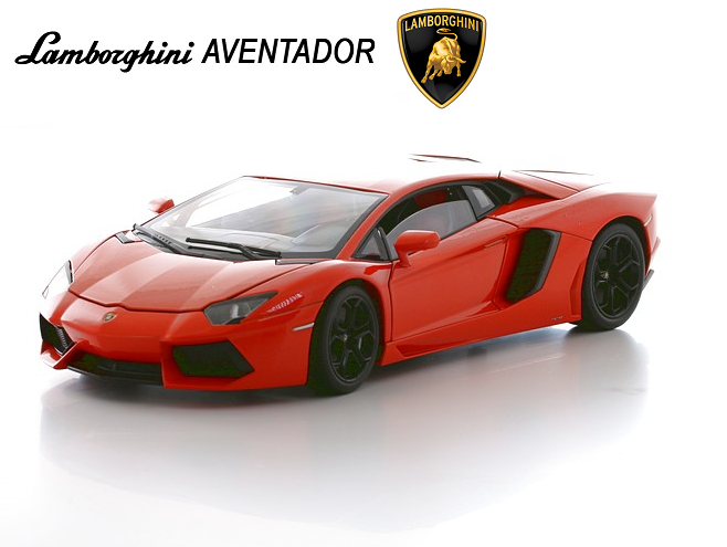 Металлическая машинка Welly Lamborghini Aventador, масштаб 1:18  