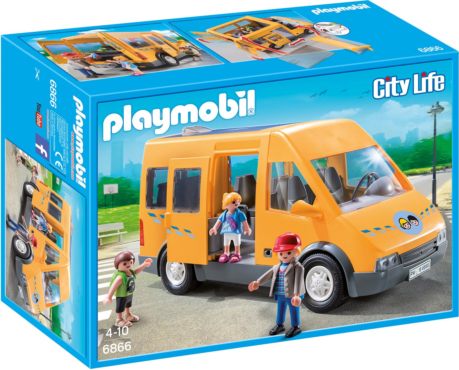 Конструктор Playmobil. Серия Школа. Автобус  