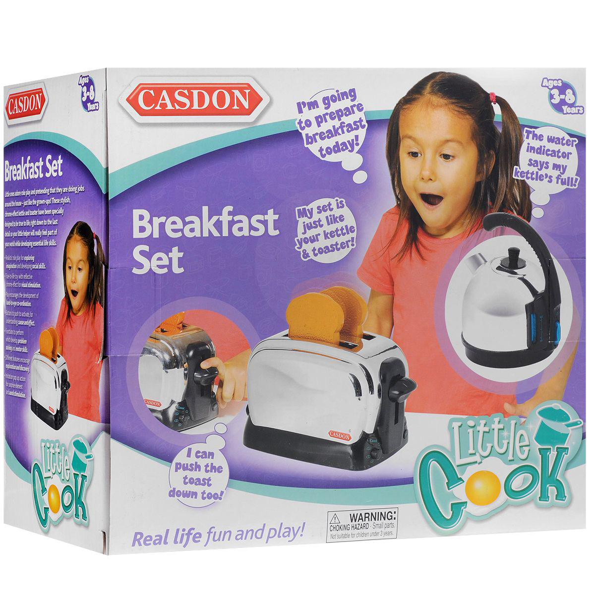 Игровой набор – Завтрак, с чайником и тостером  