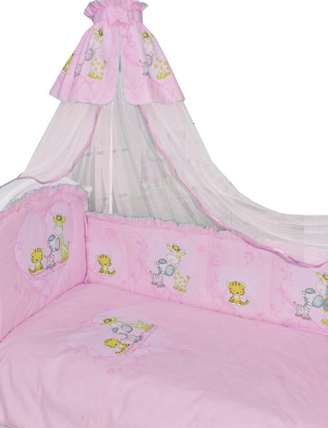 Комплект постельного белья Сафари, розовый  