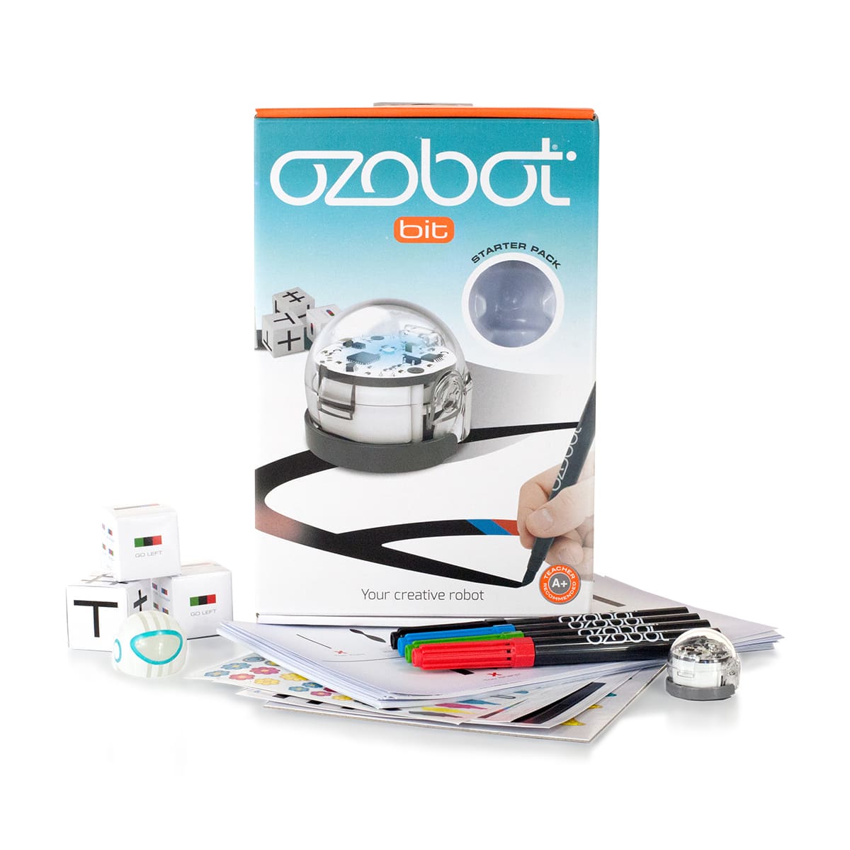 Ozobot Bit Crystal White - Набор для начинающих  