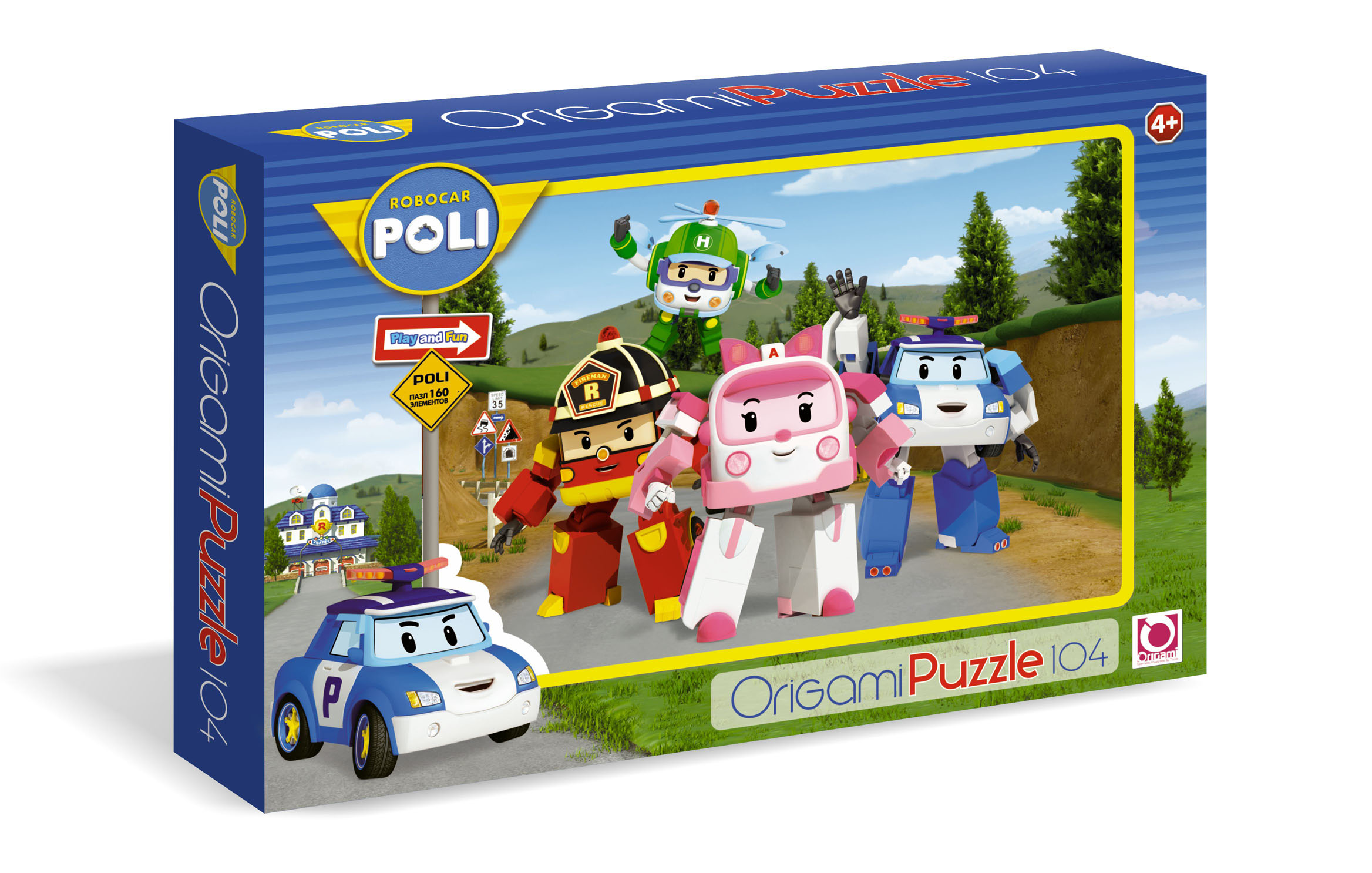 Паззл Robocar Poli 104 элемента Паззл Robocar Poli 104 элементаRobocar Poli. Робокар Поли и его друзья<br>Паззл Robocar Poli 104 элемента<br>