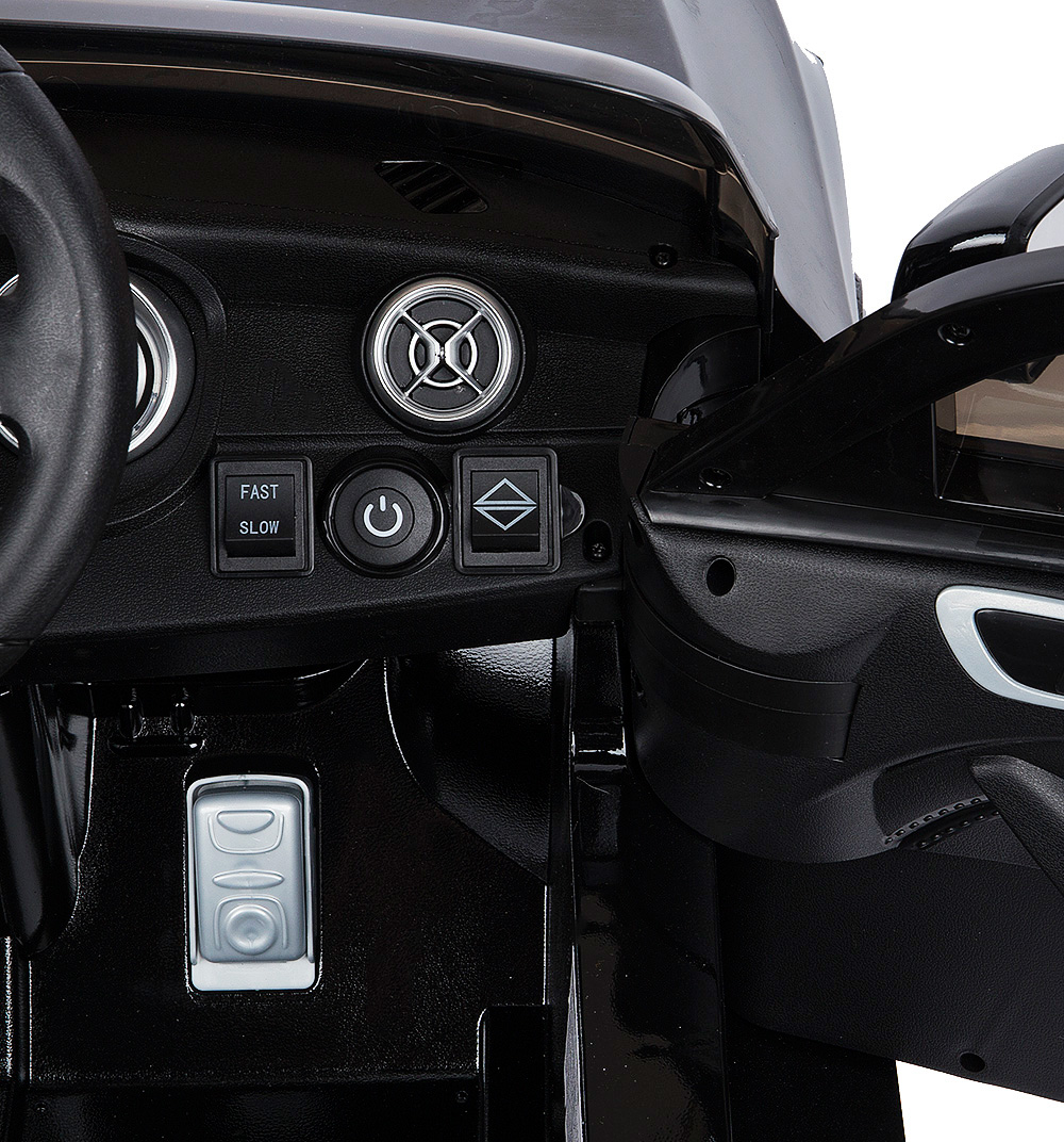 Электромобиль Mercedes-Benz A45, черный, свет и звук  