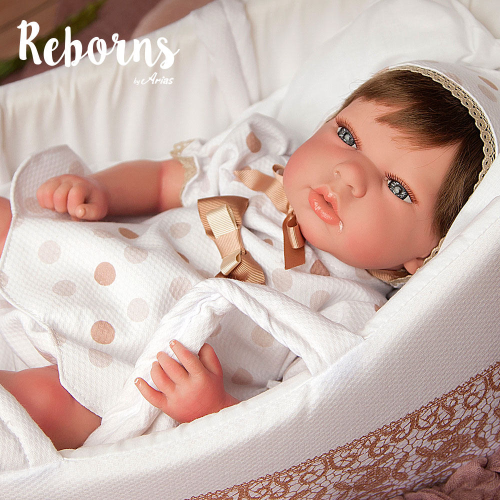 Кукла-младенец ReBorns – Candy, в бежевой одежде, 40 см  