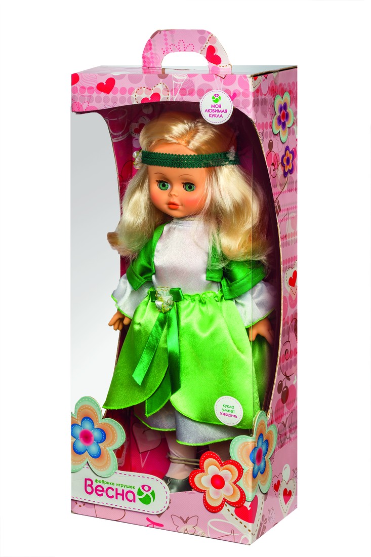 Интерактивная кукла Оля - Фея Свежей Зелени, звук  