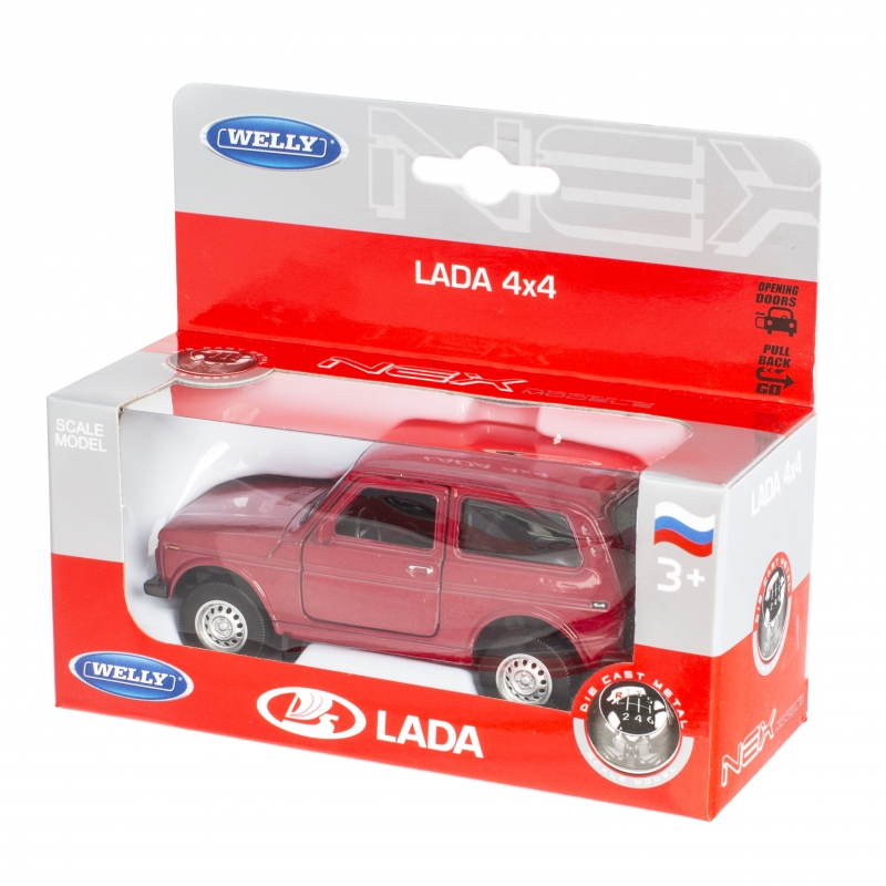 Машинка металлическая  LADA 4x4  