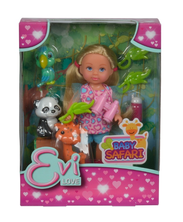 Набор - Сафари с куклой Еви, 12 см  