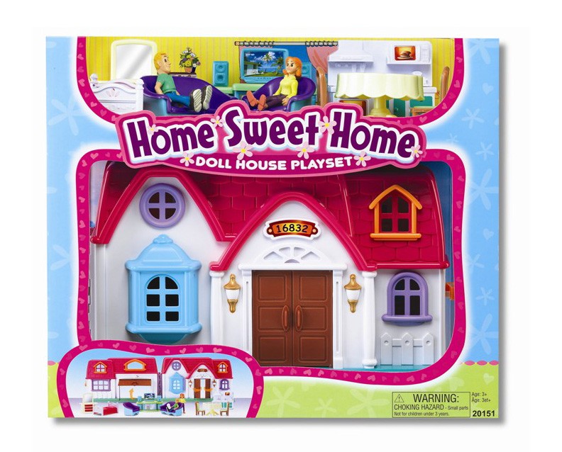 Кукольный домик Home Sweet Home с аксессуарами  