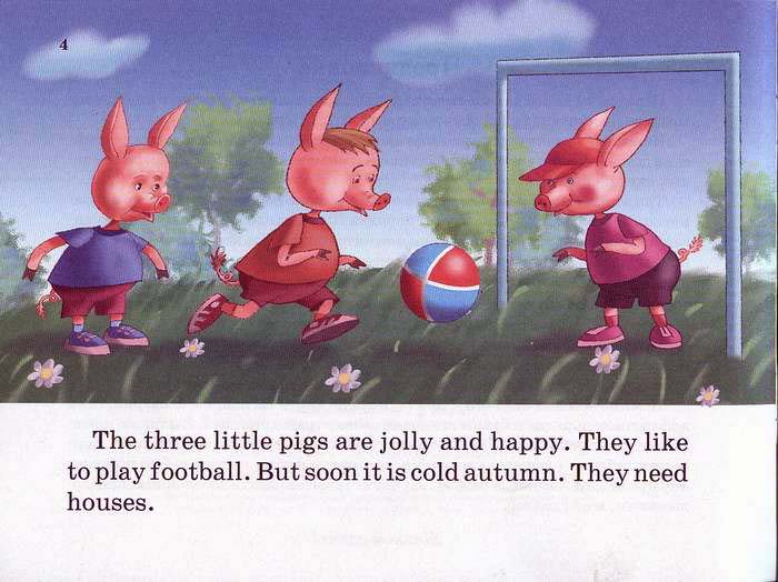 Книга на английском языке – Три поросенка / The Three Little Pigs  
