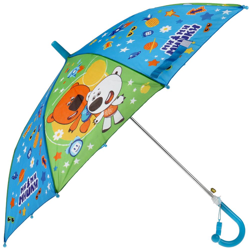 Детский зонт Ми-ми-мишки 45 см со свистком  