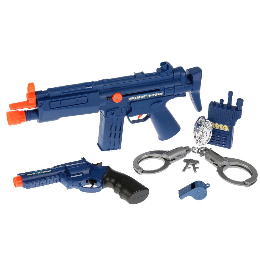 Игровой набор оружия – Полиция, с наручниками и рацией  