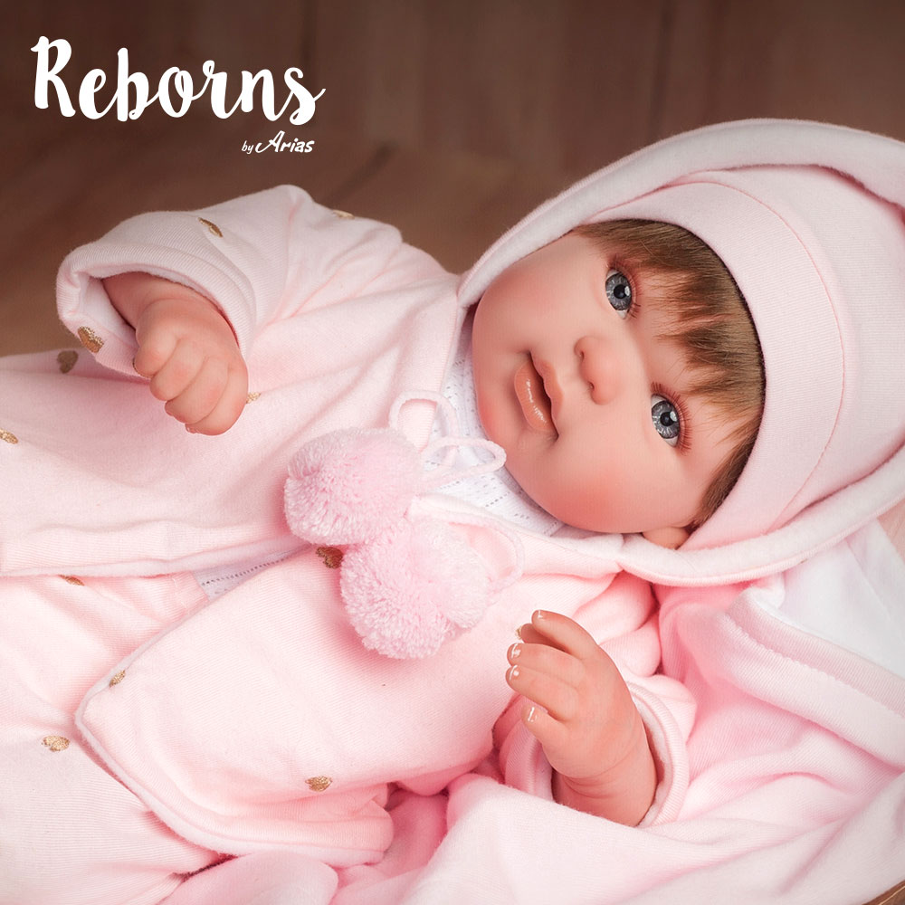 Кукла-младенец ReBorns – Blanca в розовой одежде, 45 см  