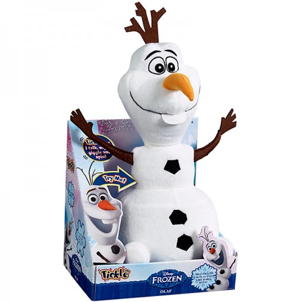 Мягкая игрушка - Снеговик Олаф, герой из м/ф "Холодное Сердце", звуковые эффекты  