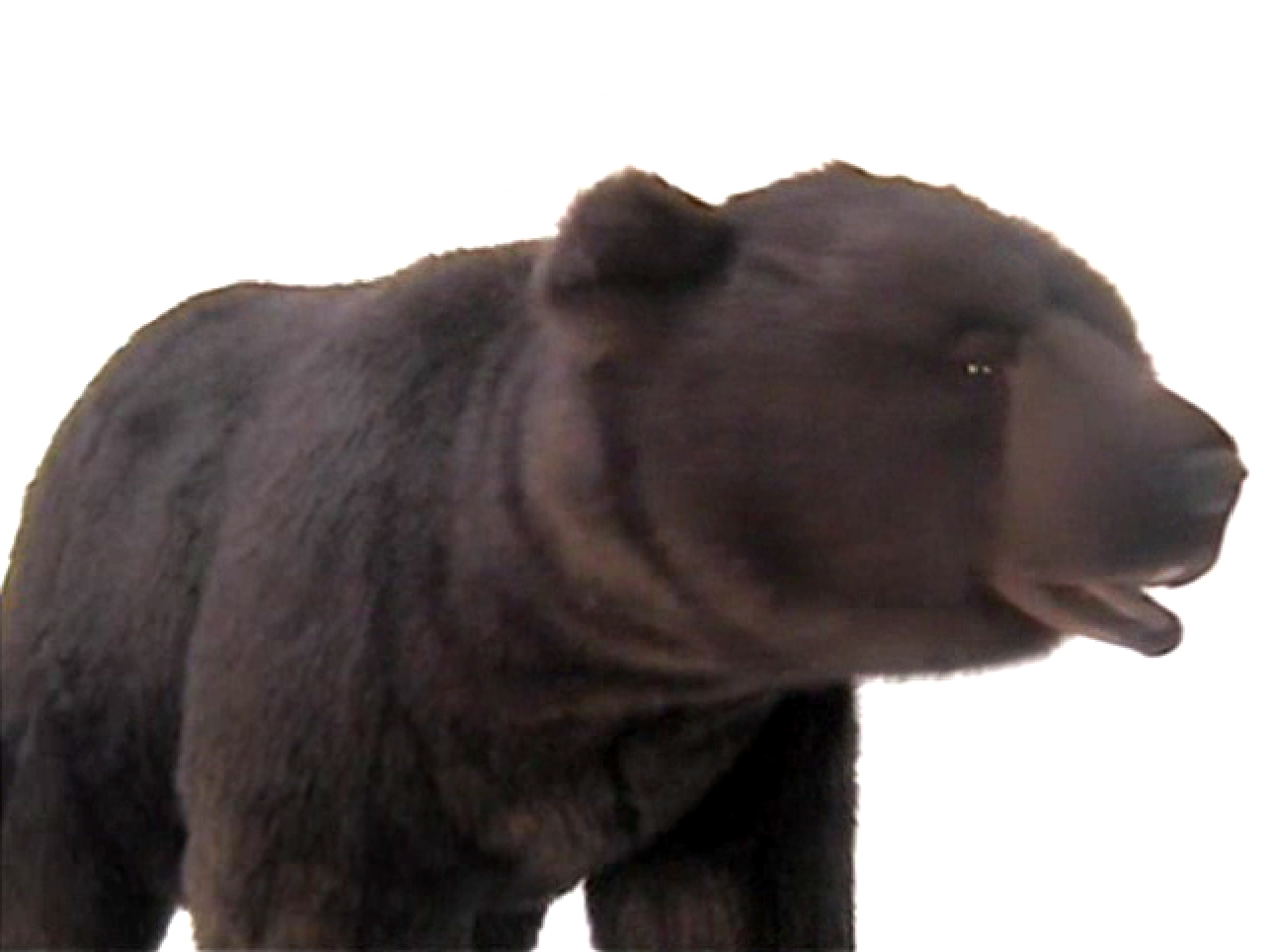 Мягкая игрушка - Медведица бурая, анимированная,122 см  