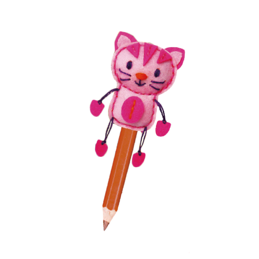 Набор для шитья - Насадка на карандаш: котенок  