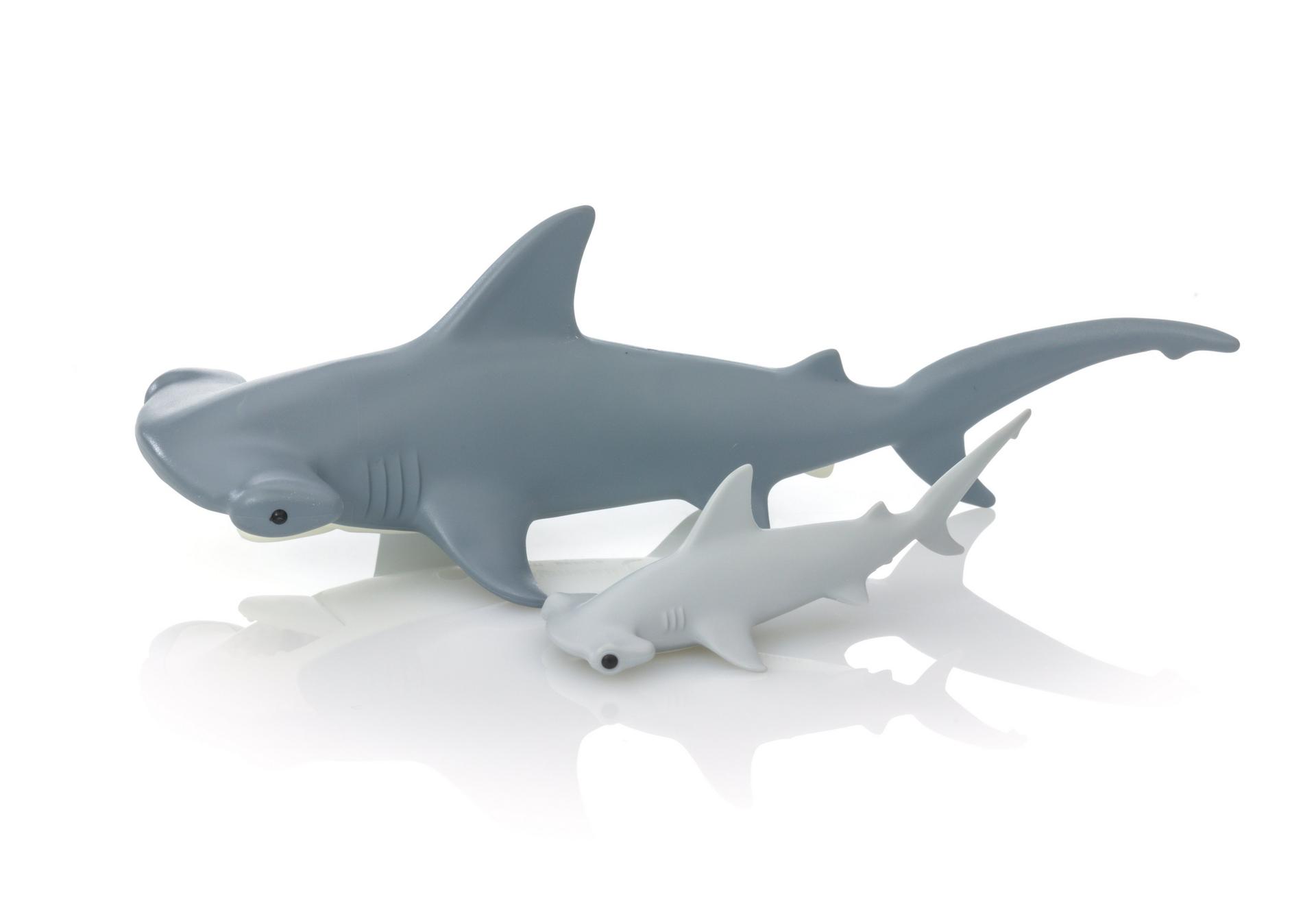 Игровой набор из серии Аквариум - Молотоголовая акула с детенышем  