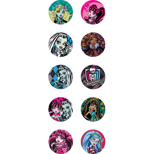 Часы наручные электронные Monster High с проектором и 10 сменными изображениями