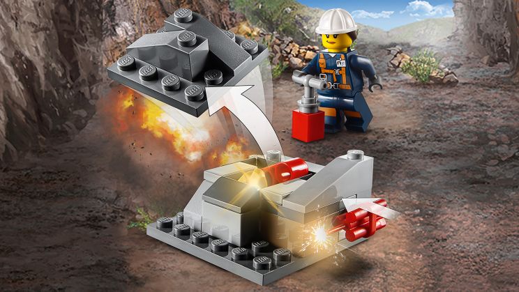 Конструктор Lego City - Бригада шахтеров  