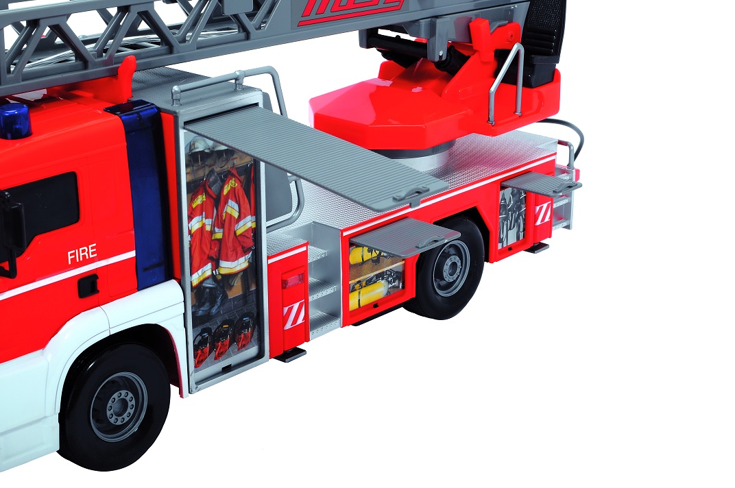 Пожарная машина Dickie Toys на пульте управления, свет + звук  