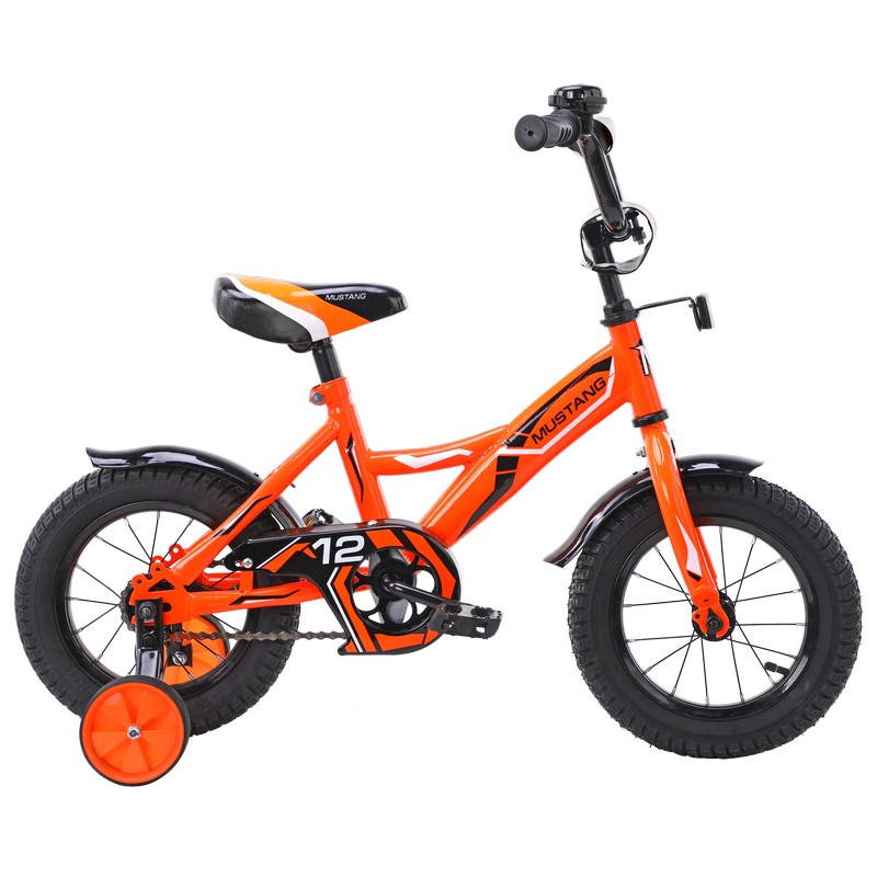 Велосипед детский 12' gw-тип со звонком и страховочными колесами  
