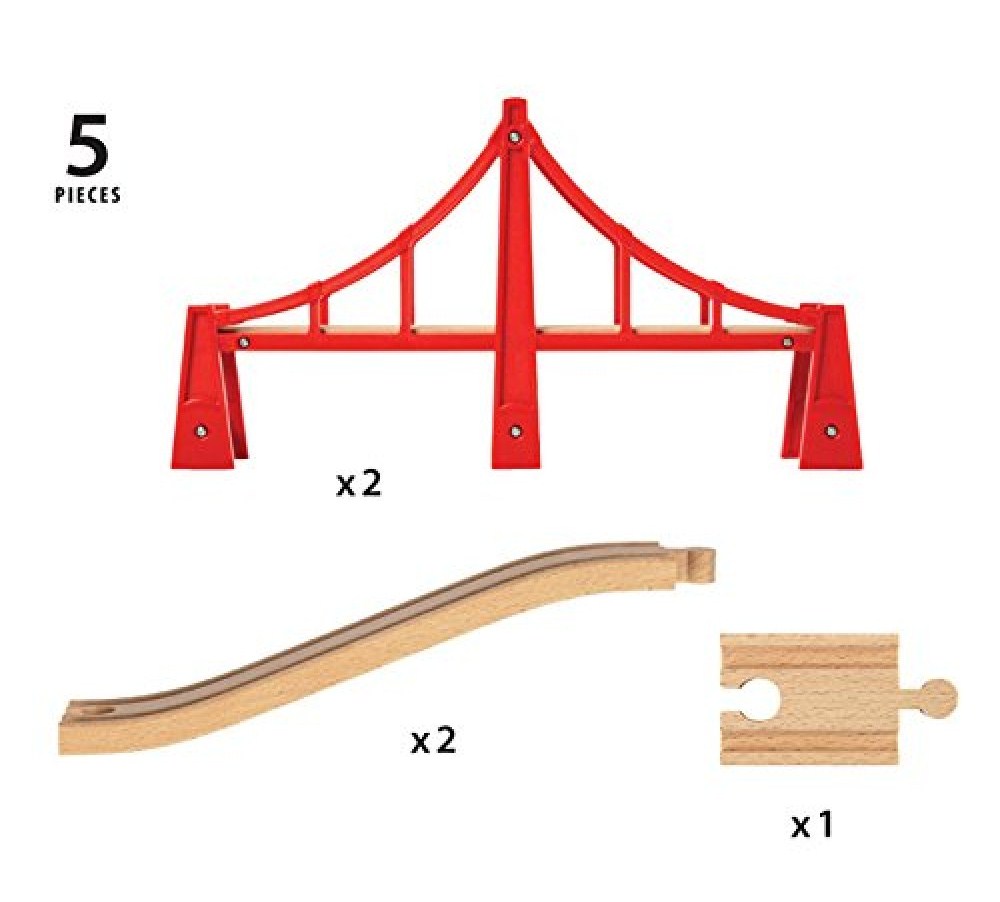Подвесной мост, двойной, 5 элементов  