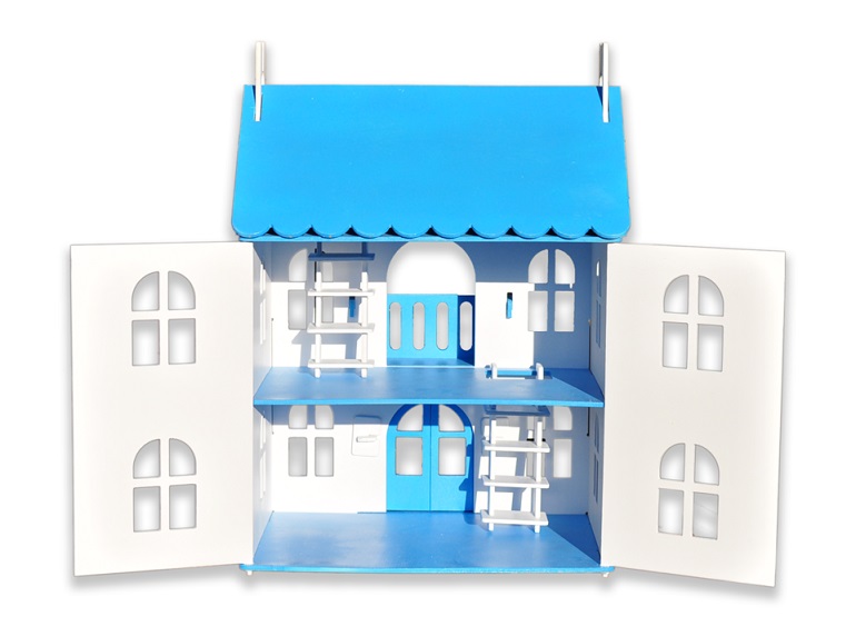 Синий кукольный домик Арина  