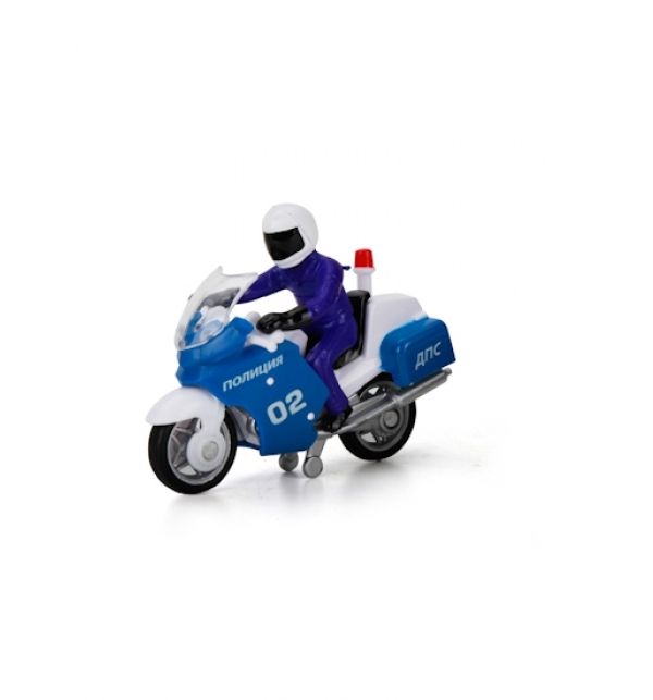 Набор Полиция - Мотоцикл с фигуркой, 7 см  