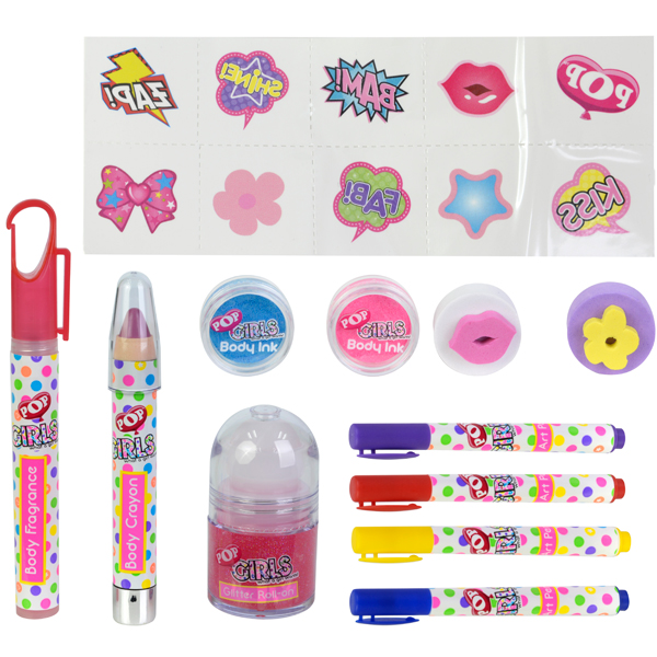 Игровой набор детской декоративной косметики в сумке Pop  