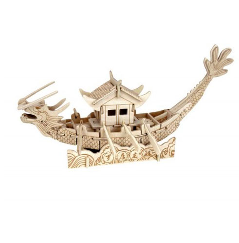 Модель деревянная сборная - Лодка принцессы, 4 пластины  