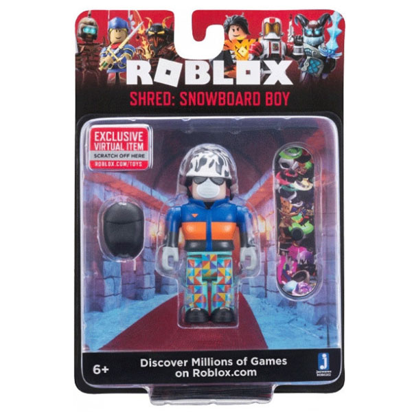 Игровой набор Roblox - Фигурка героя Shred: Snowboard Boy Core с аксессуарами  