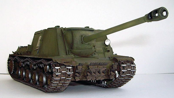 Модель сборная - Советский истребитель танков ИСУ-122   
