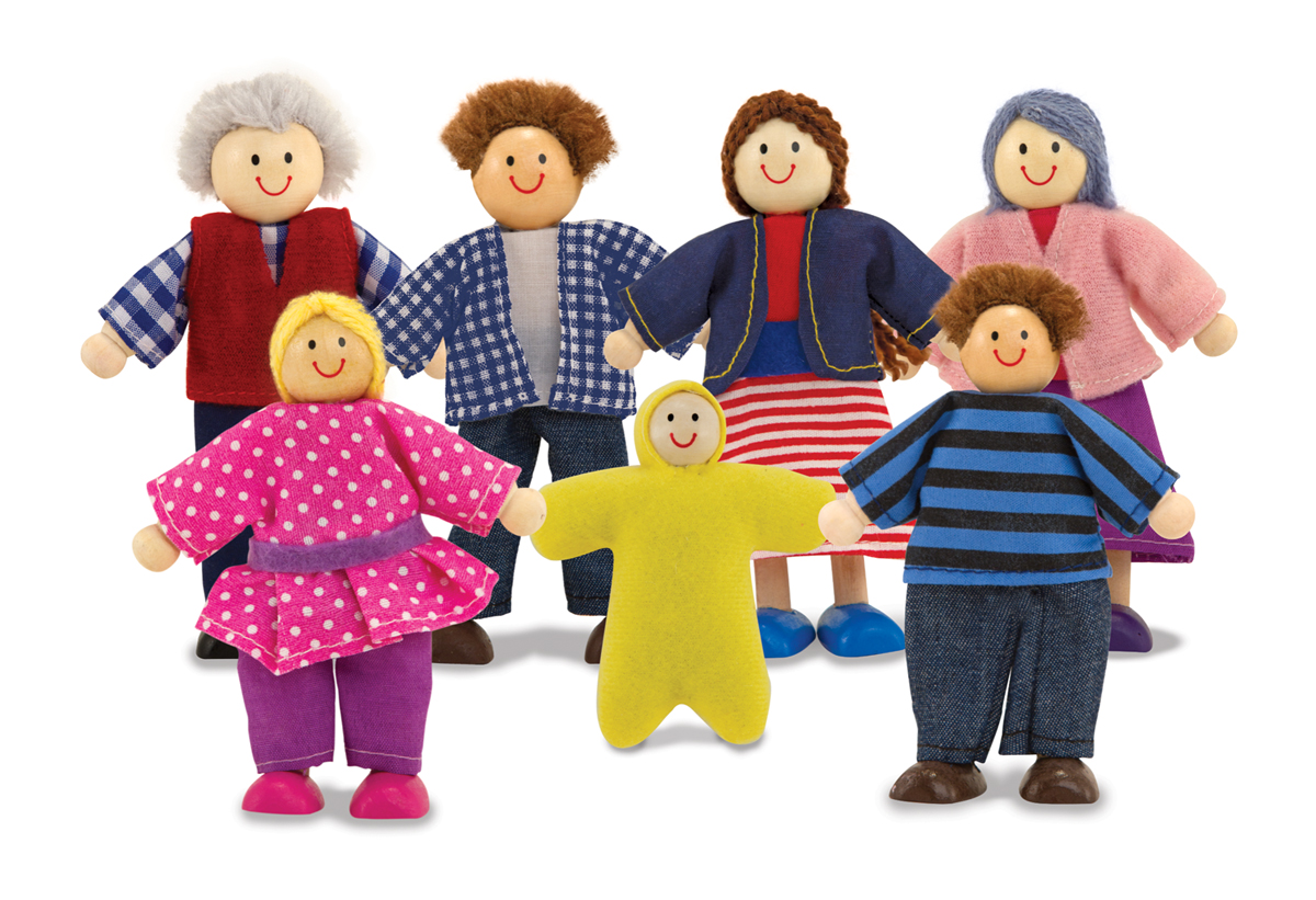 Игровой набор - Кукольная семья  