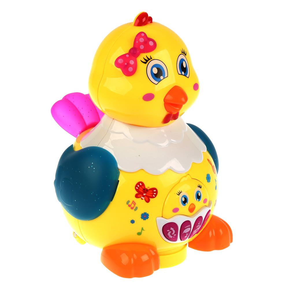 Развивающая игрушка - Курица-несушка, 14 веселых потешек, 10 песен, 2 сказки, подвижные элементы  