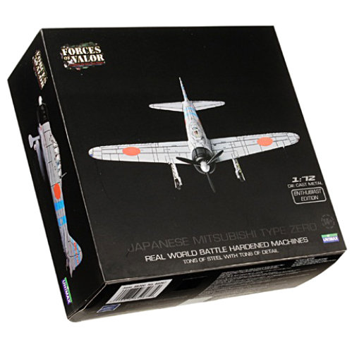Коллекционная модель - Истребитель Mitsubishi Type Zero 1941, Япония, 1:72