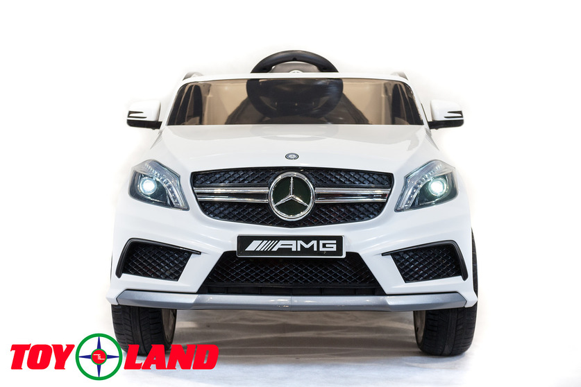 Электромобиль Mercedes-Benz A45, белый, свет и звук  