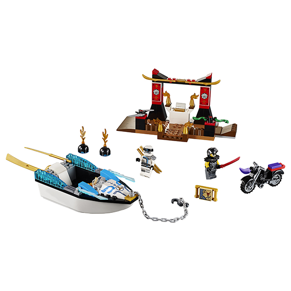 Конструктор Lego Juniors - Погоня на моторной лодке Зейна  