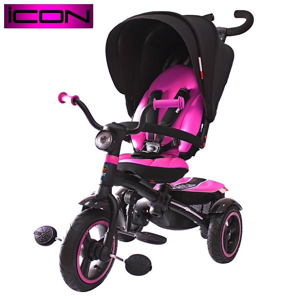 Icon 5 RT 3-х колесный велосипед-коляска VIP V5 by Natali Prigaro, pink Icon 5 RT 3-х колесный велосипед-коляска VIP V5 by Natali Prigaro, pinkВелосипеды детские<br>Icon 5 RT 3-х колесный велосипед-коляска VIP V5 by Natali Prigaro, pink<br>