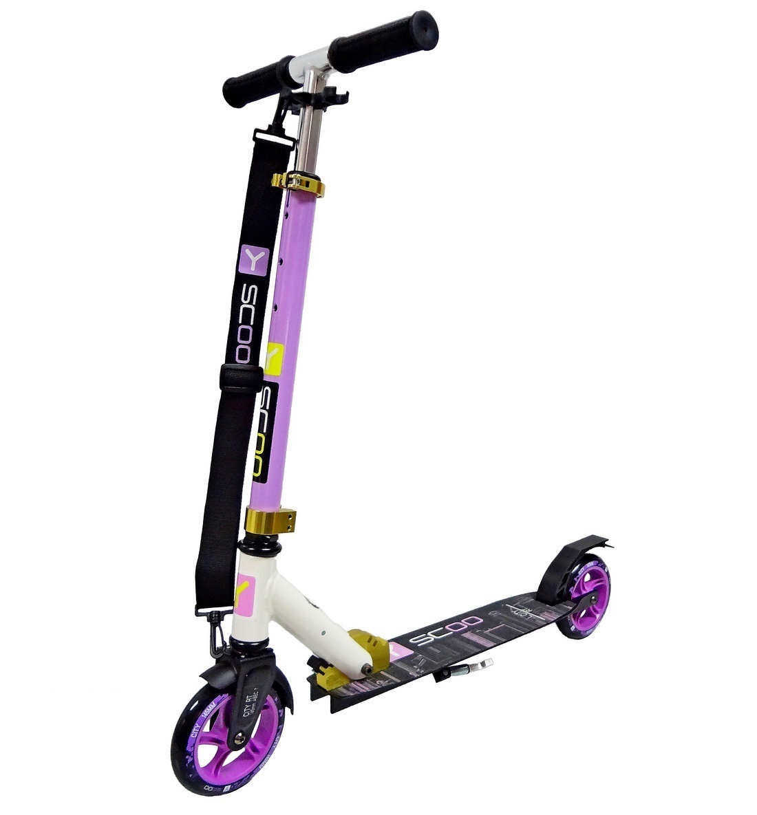 Двухколесный самокат Y-Scoo City 145 Hong Kong purple+kiwi, 4421RT Двухколесный самокат Y-Scoo City 145 Hong Kong purple+kiwi, 4421RTДвухколесные самокаты<br>Двухколесный самокат Y-Scoo City 145 Hong Kong purple+kiwi, 4421RT<br>