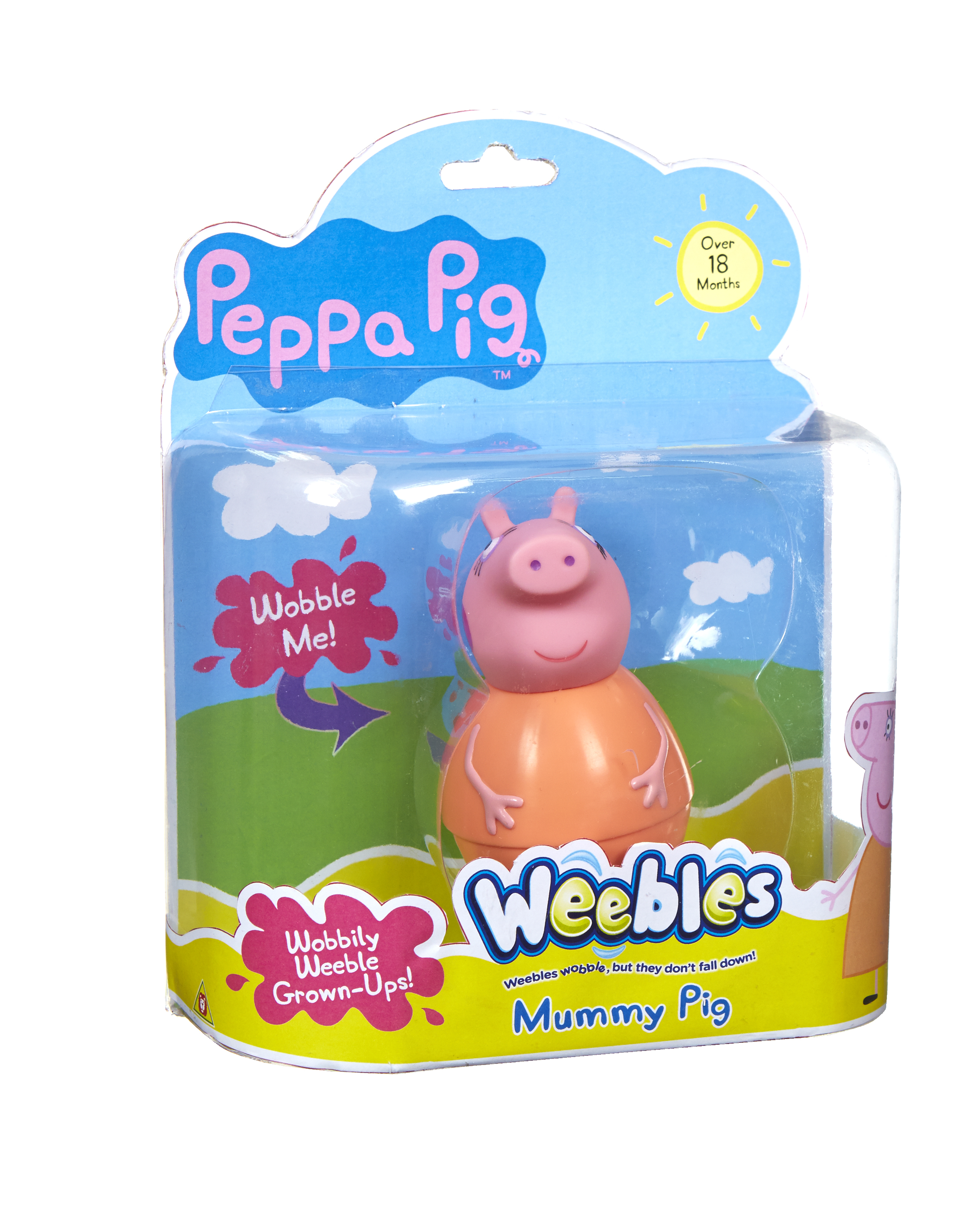 Фигурка-неваляшка Weebles «Мама Пеппы» тм Peppa Pig  